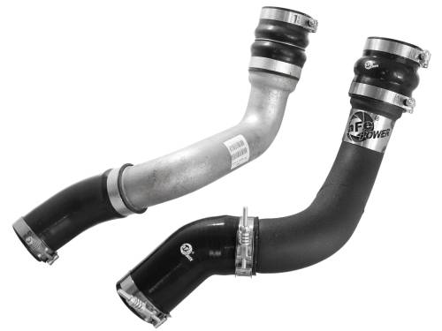 Afe - Advance Flow Engineering - 46-20129-1 | AFE Power BladeRunner 3-1/2 IN to 3 IN Aluminum Cold Charge Pipe Black (2011-2014 F150 V6-3.5L tt)