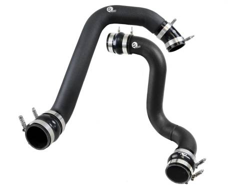 Afe - Advance Flow Engineering - 46-20104-B | AFE power BladeRunner 3 IN Aluminum Hot and Cold Charge Pipe Kit Black (2003-2007 F250, F350 Super Duty V8-6.0L td)