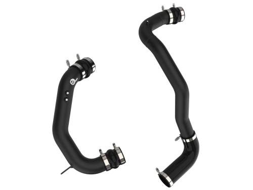 Afe - Advance Flow Engineering - 46-20074-B | AFE Power BladeRunner Aluminum Hot and Cold Charge Pipe Kit Black (2008-2010 F250, F350 Super Duty V8-6.4L td)