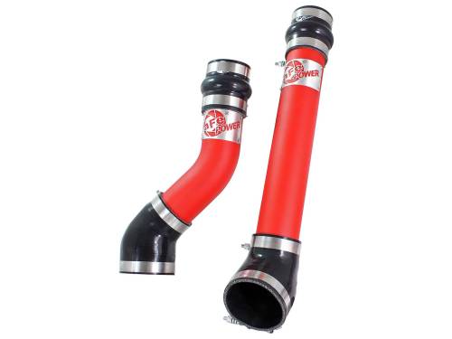 Afe - Advance Flow Engineering - 46-20064-R | AFE Power BladeRunner 3 IN Aluminum Hot and Cold Charge Pipe Kit Red (1994-2002 Ram 2500, 3500 L6-5.9L td)