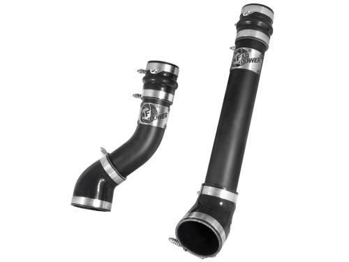 Afe - Advance Flow Engineering - 46-20064-B | AFE Power BladeRunner 3 IN Aluminum Hot and Cold Charge Pipe Kit Black (1994-2002 Ram 2500, 3500 L6-5.9L (td)