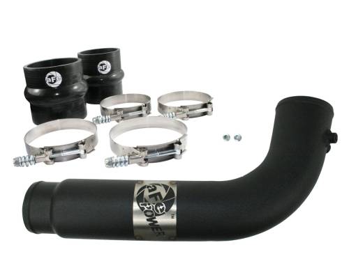 Afe - Advance Flow Engineering - 46-20039 | AFE Power BladeRunner 3-1/2 IN Aluminum Cold Charge Pipe Black (2007-2009 Ram 2500, 3500 L6-6.7L td)