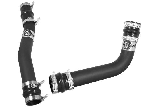 Afe - Advance Flow Engineering - 46-20014 | AFE Power BladeRunner 3 IN Aluminum Hot and Cold Charge Pipe Kit Black (2003-2007 Ram 2500, 3500 L6-5.9L td)