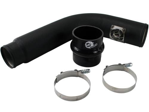 Afe - Advance Flow Engineering - 46-11013 | AFE Power BladeRunner 3-1/2 IN Aluminum Cold Charge Pipe Black (2003-2007 Ram 2500, 3500 L6-5.9L td)