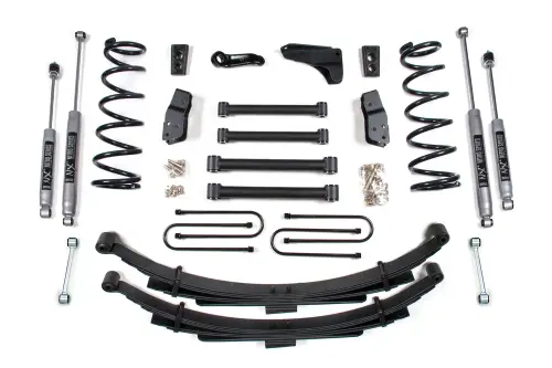 BDS Suspension - BDS1764H | BDS Suspension 4 Inch Lift Kit For Dodge Ram 2500 Power Wagon 4WD | Rear Lift Leaf Springs, Rear Axle 4 Inch, NX2 Nitro Series Shocks