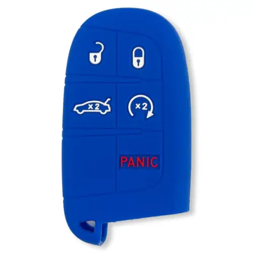 Recon Truck Accessories - 264002DG1BL | Recon Blue Silicone Key Fob Cover (Dodge 2013-2018 RAM )