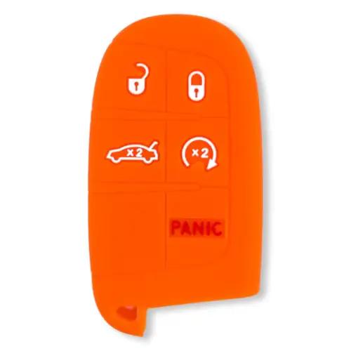 Recon Truck Accessories - 264002DG1OR | Recon Orange Silicone Key Fob Cover (Dodge 2013-2018 RAM )