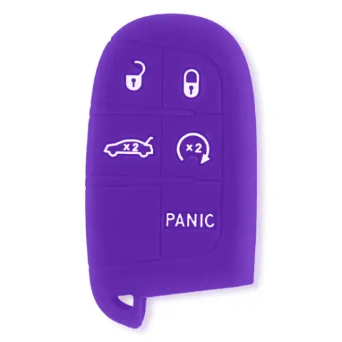 Recon Truck Accessories - 264002DG1PR | Recon Purple Pantone 266 C Silicone Key Fob Cover (Dodge 2013-2018 RAM )