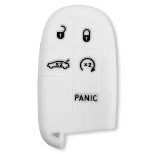 Recon Truck Accessories - 264002DG1WH | Recon White Silicone Key Fob Cover (Dodge 2013-2018 RAM )