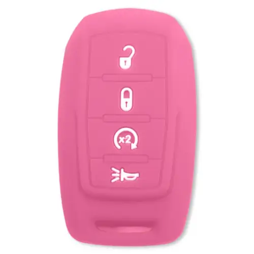 Recon Truck Accessories - 264002DG2PK | Recon Pink Pantone 6051 C Silicone Key Fob Cover (Dodge 2019-2025 RAM )
