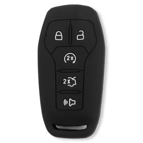 Recon Truck Accessories - 264002FD1BK | Recon Black Silicone Key Fob Cover (2014-2017 F150, F250, F350)