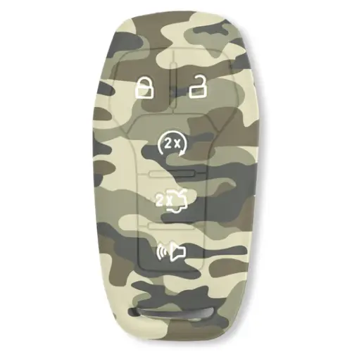 Recon Truck Accessories - 264002FD1WH | Recon White Silicone Key Fob Cover (2014-2017 F150, F250, F350)