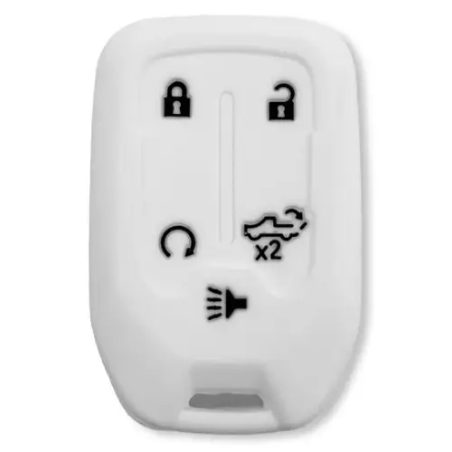Recon Truck Accessories - 264002GM1WH | Recon White Silicone Key Fob Cover (2019-2021 Silverado, Sierra 1500, 2500 HD, 3500 HD)