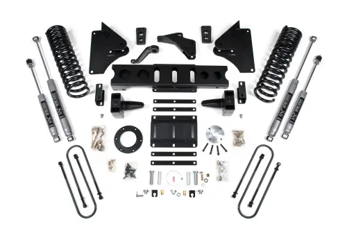 BDS Suspension - BDS1786H | BDS Suspension 6 Inch Lift Kit For Ram 3500 4WD Diesel | Rear Lift 4 Inch Block Kit, 6 Bolt Indexing Ring, NX2 Nitro Series Shocks