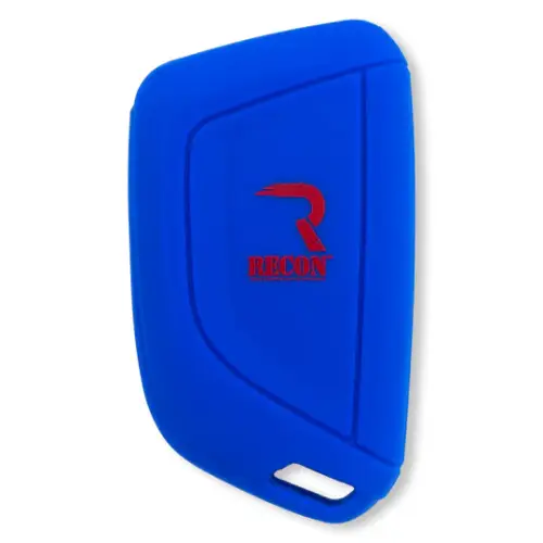 Recon Truck Accessories - 264002GM4BL | Recon Blue Silicone Key Fob Cover (2021-2025 Escalade)