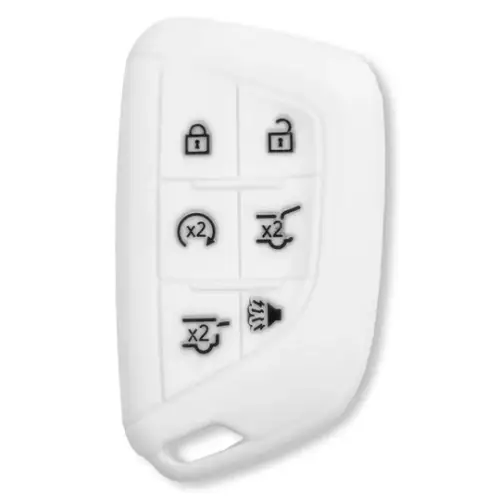 Recon Truck Accessories - 264002GM4WH | Recon White Silicone Key Fob Cover (2021-2025 Escalade)