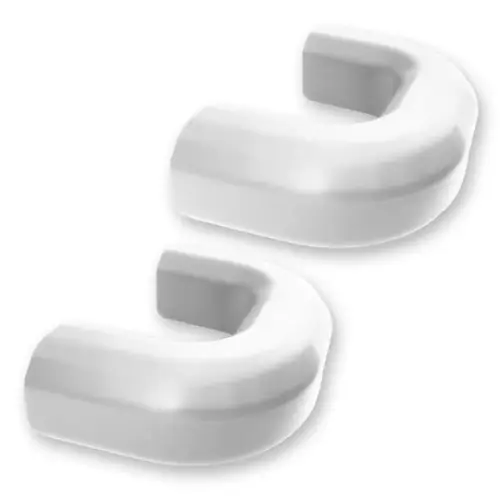 Recon Truck Accessories - 264004CHHDWH | Recon White Tow Hook Covers 2-Piece Set of Silicone Covers (2020-2025 Silverado 2500 HD, 3500 HD)