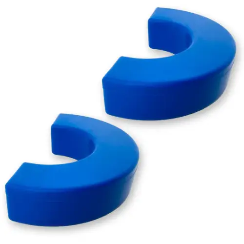 Recon Truck Accessories - 264004CHLDBL | Recon Blue Tow Hook Covers 2-Piece Set of Silicone Covers (2020-2025 Silverado 1500)