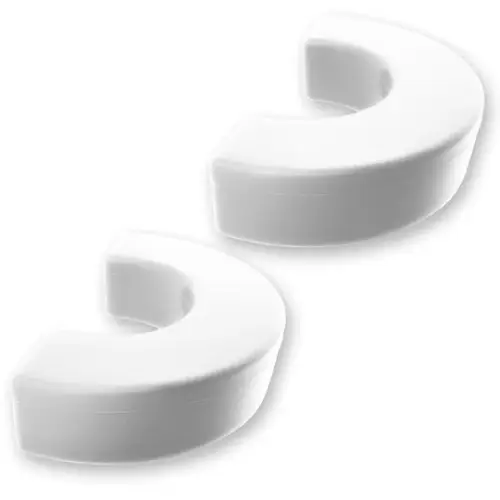 Recon Truck Accessories - 264004CHLDWH | Recon White Tow Hook Covers 2-Piece Set of Silicone Covers (2020-2025 Silverado 1500)