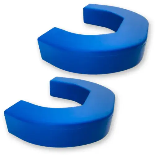 Recon Truck Accessories - 264004DGBL | Recon Blue Tow Hook Covers 2-Piece Set of Silicone Covers (2021-2024 Ram 1500)