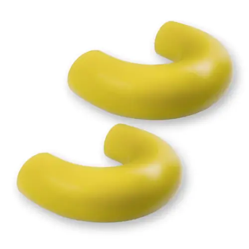Recon Truck Accessories - 264004FSDYL | Recon Yellow Tow Hook Covers 2-Piece Set of Silicone Covers (2017-2023 F250, F350 Super Duty)