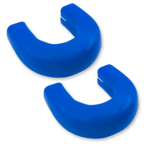 Recon Truck Accessories - 264004GMHDBL | Recon Blue Tow Hook Covers 2-Piece Set of Silicone Covers (2020-2025 Sierra 2500HD, 3500 HD)