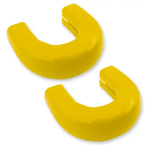 Recon Truck Accessories - 264004GMHDYL | Recon Yellow Tow Hook Covers 2-Piece Set of Silicone Covers (2020-2025 Sierra 2500HD, 3500 HD)