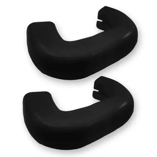 Recon Truck Accessories - 264004GMLDBK | Recon Black Tow Hook Covers 2-Piece Set of Silicone Covers (2020-2025 Sierra 1500)