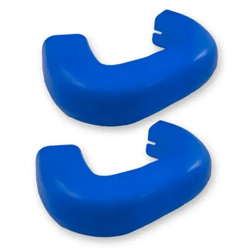 Recon Truck Accessories - 264004GMLDBL | Recon Blue Tow Hook Covers 2-Piece Set of Silicone Covers (2020-2025 Sierra 1500)