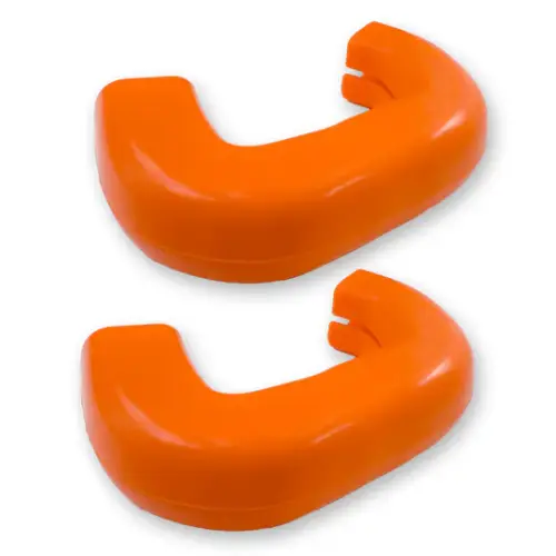 Recon Truck Accessories - 264004GMLDOR | Recon Orange Tow Hook Covers 2-Piece Set of Silicone Covers (2020-2025 Sierra 1500)