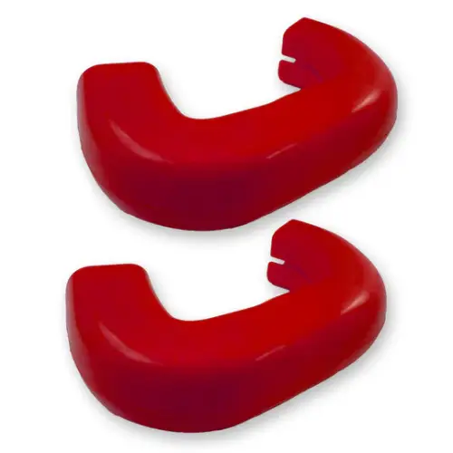 Recon Truck Accessories - 264004GMLDRD | Recon Red Tow Hook Covers 2-Piece Set of Silicone Covers (2020-2025 Sierra 1500)