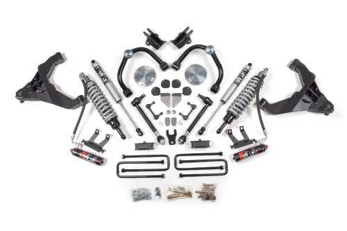 BDS Suspension - BDS1834FPE | BDS Suspension 3 Inch Lift Kit For Chevrolet Silverado / GMC Sierra  2500 HD / 3500 HD 4WD | Diesel, Fox 2.5 Coil-Over Conversion Performance Elite Series, Rear Lift Block No Block, Rear Fox 2.5 Performance Elite Shock