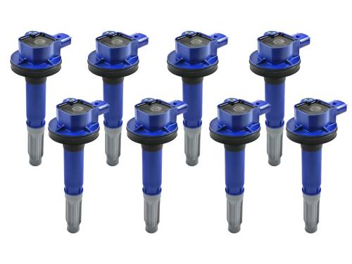 Afe - Advance Flow Engineering - 77-92011-MD | AFE Power SCORCHER High-Performance Ignition Coil (8 Pack) (2011-2016 F150, Mustang V8-5.0L)
