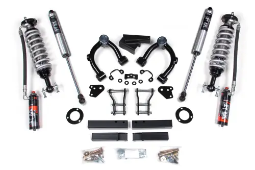 BDS Suspension - BDS1906FPE | BDS Suspension 3.5 Inch Lift Kit For Ford Ranger 4WD | Fox 2.0 Performance Elite Series Coil-Over, Rear Fox 2.0 Performance Series Shock, OE Knuckle Cast Steel