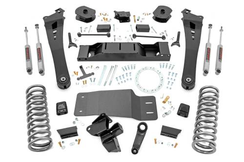 Rough Country - 38530 | Rough Country 5 Inch Lift Kit For Ram 2500 4WD | Premium Shocks