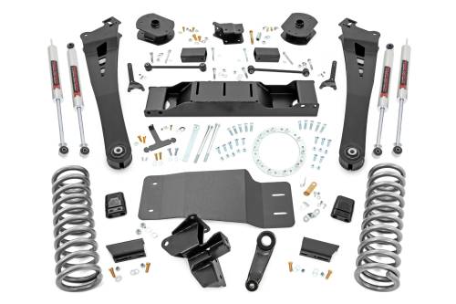 Rough Country - 38540 | Rough Country 5 Inch Lift Kit For Ram 2500 4WD | M1 Monotube Shocks