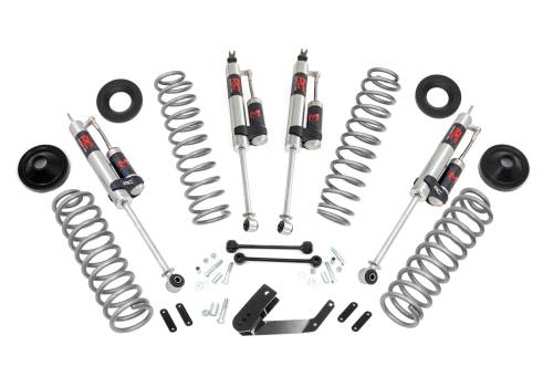 Rough Country - 66944 | Rough Country 3.25 Inch Lift Kit For Jeep Wrangler Unlimited 2WD/4WD | M1R Monotube Shocks