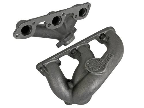 Afe - Advance Flow Engineering - 46-40114 | AFE Power BladeRunner Ported Ductile Iron Exhaust Manifolds (2007-2011 Wrangler JK V6-3.8L)