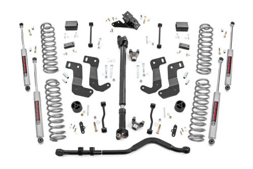 Rough Country - 94444 | Rough Country 3.5 Inch Lift Kit, 2 Door For Jeep Wrangler JL 4WD | M1R Monotube Shocks