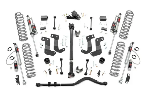 Rough Country - 91944 | Rough Country 3.5 Inch Lift Kit, 4 Door For Jeep Wrangler JL Unlimited 4WD | M1R Monotube Shocks