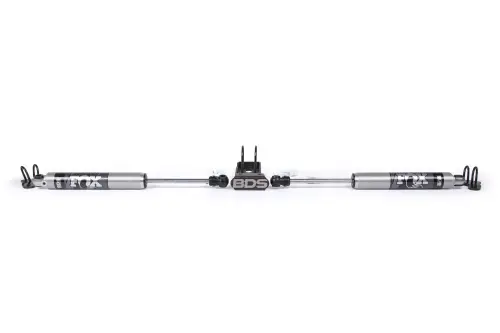 BDS Suspension - BDS2027DF | BDS Suspension Dual Steering Stabilizer Kit With Fox 2.0 Performance Shocks For Jeep Wrangler JK