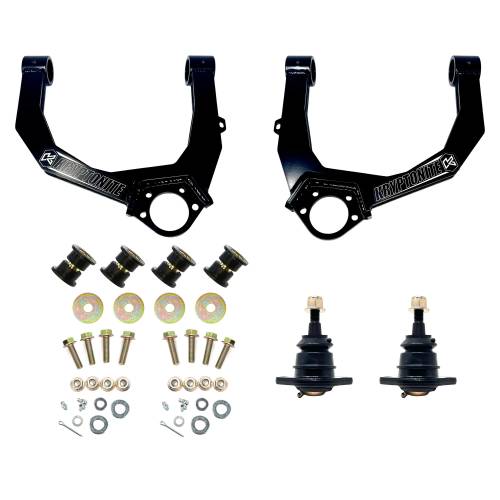 Kryptonite - KRUCA19 | Kryptonite Upper Control Arm Kit For Chevrolet Silverado / GMC Sierra 1500 | 6 Lug, With DSSV Suspension
