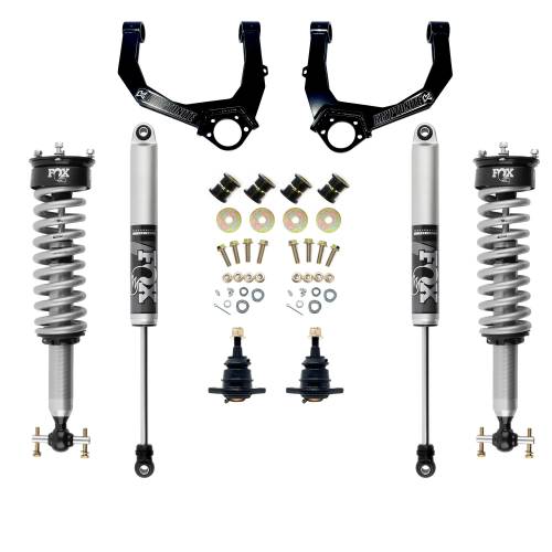Kryptonite - KR19STAGE3FOX | Kryptonite Stage 3 Leveling Kit With Fox 2.0 Shocks For Chevrolet Silverado / GMC Sierra 1500 2WD