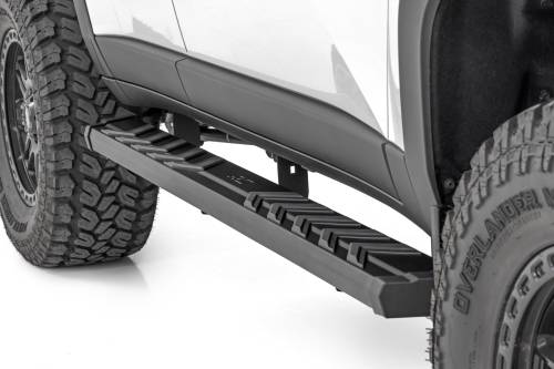 Rough Country - 41014 | Rough Country BA2 Running Boards For Toyota Land Cruiser 4WD | Side Step Bars