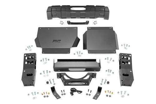 Rough Country - 10748 | Rough Country Hidden Winch Mount For Toyota Tacoma 4WD | Winch Mount Only