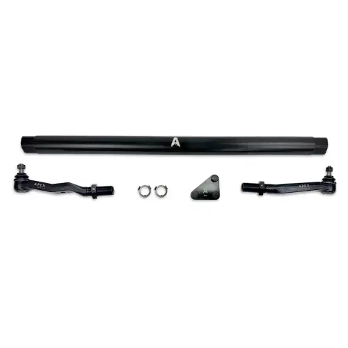 Apex Chassis - KIT386-STL | Apex Chassis ProLock Tie Rod Kit For Ram 2500 Pickup/3500 Pickup | Matte Black Powder Coated Steel