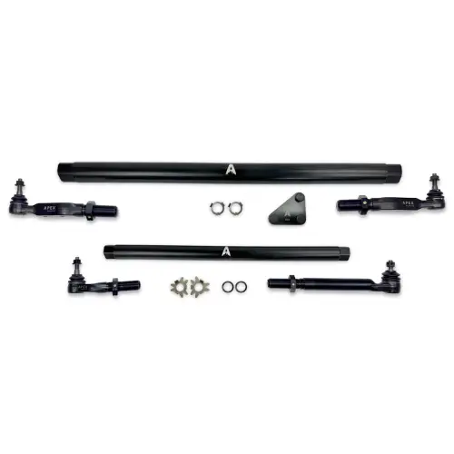 Apex Chassis - KIT385-BLK | Apex Chassis ProLock Steering Kit For Ram 2500 Pickup /3500 Pickup | Anodized Black Aluminum