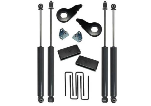 SuperLift - K1033 | Superlift 2 Inch Lift Kit with Superlift Shocks Silverado, Sierra 2500 HD 4WD)