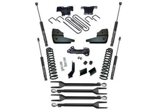 SuperLift - K1068 | Superlift 4 Inch 4-Link Lift Kit with Superlift Shocks (2023-2025 F250, F350 Super Duty 4WD Diesel Engine)