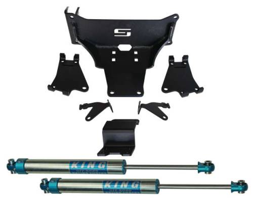 SuperLift - 92750SUP | Superlift Dual Steering Stabilizer Kit - Fox Shocks (2023-2025 F250, F350  - No lift required)